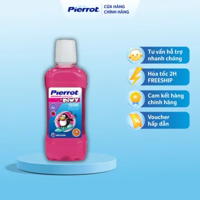 Nước Súc Miệng PIERROT Hương Dâu Tây Cho Trẻ Em Dung Tích 500 ML Làm Sạch Mảng Bám