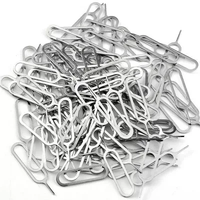 Que chọc sim điện thoại, dụng cụ lấy sim, chất liệu inox, dùng cho các dòng điện thoại