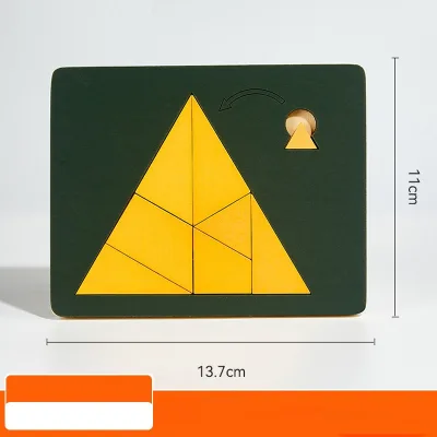 Trò chơi xếp hình trí tuệ Tangram bằng gỗ