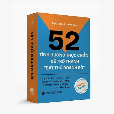 Sách Flashcard Kỹ Năng Bán Hàng – 52 Tình Huống Thực Chiến Để Trở Thành “Sát Thủ Doanh Số”