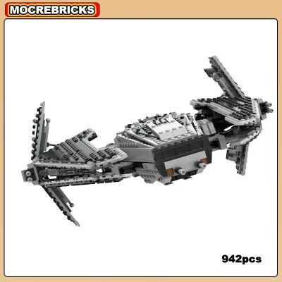 MOC-167008 Star Movie Mekhis-Class tấn công chiến đấu viên khối xây dựng mô hình tàu vũ trụ quân sự sáng tạo kỹ thuật gạch trẻ em đồ chơi Tương thích với LEGO