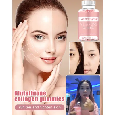 Kẹo Dẻo Glutathione Collagen Hỗ Trợ Trắng Da/Chống Oxy Hóa/Dưỡng Da Mịn Màng/Thực Phẩm Chức Năng/