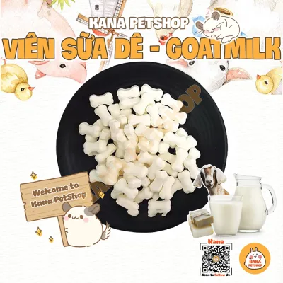 Viên Sữa Dê Hamster 🐹FREESHIP🐹 Thức Ăn Bổ Sung Can xi Đồ Ăn Dặm Cho Hamster , Sóc