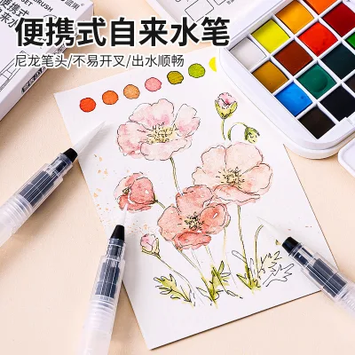 Languo Mực Có Thể Đổ Lại Bút Bàn Chải Nước Cho Tranh Màu Nước Thư Pháp Vẽ Đồ Dùng Nghệ Thuật Sử Dụng Học Tập