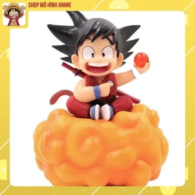 Mô Hình Goku DragonBall, Goku Cưỡi Mây Cute, Cao 11cm, Mô Hình Decor Trang Trí, Bộ Sưu Tập Nhân Vật