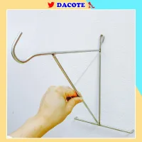 Móc treo tường lồng chim chữ A chất liệu inox cứng cáp cao cấp giá rẻ