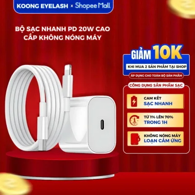 Bộ Củ Cáp Sạc nhanh 20W/ 30W Tốc độ ổn định, dành cho điện thoại 6- 14 và 15- 17, Bảo hành 1 năm TKN