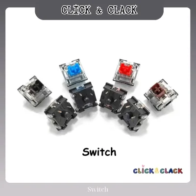 Combo 10 Switch Red Brown Blue Black 3 PIN Linear Tactile Clicky công tắc bàn phím Switch