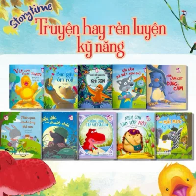 Sách - Storytime Truyện Hay Rèn Luyện Kỹ Năng - Truyện Tranh Giáo Dục Cho Bé 3-7 Tuổi