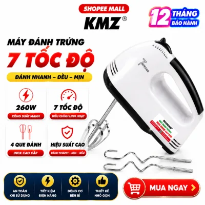 Máy Đánh Trứng Cầm Tay 7 Tốc Độ Công Suất KMZ 150W