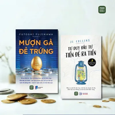 Sách - Combo Kỹ Năng Tài Chính: Mượn gà đẻ trứng + Tư duy đầu tư tiền đẻ ra tiền