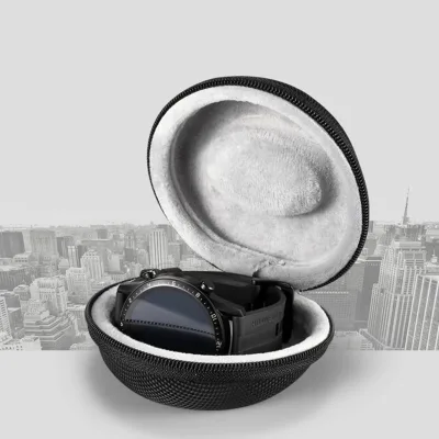 hộp bảo vệ đồng hồ CƠ & SMART-WATCH lót nhung chống sốc va đập tiện dụng mang đi du lịch có khóa kéo nhỏ gọn t