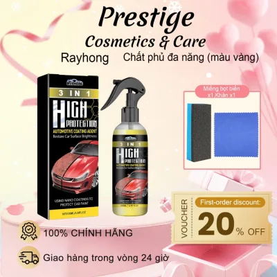 Chất phủ Rayhong 3 trong 1 làm sạch dầu mỡ, đánh bóng, phục hồi xước, bảo dưỡng và chăm sóc sơn xe