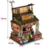 MÔ HÌNH TỰ LẮP RÁP DIY SÀI GÒN XƯA VÀ NAY - TIỆM SẠP KHÔ - SG01