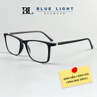 Kính Viễn Thị Lão Đọc Sách Lắp Sẵn Độ Gọng Nhựa Dẻo Nhẹ Cho Người Trung Niên Già Lớn Tuổi Ông Bà Cha Mẹ Đen Nhám