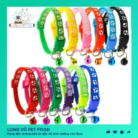 Có chuông Vòng Cổ Thú Cưng Có Chuông Điều Chỉnh Được Đồ Dùng Cho Mèo Cưng Phụ Kiện Cho Chó Con Chihuahua Bulldogs - Long Vũ Pet Food