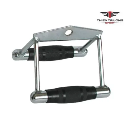 Tay kéo xô đôi TT02, dụng cụ tập gym dạng chữ V, địa chỉ bán phụ kiện phòng gym giá rẻ