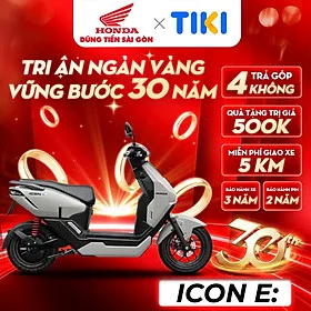 Xe Điện Honda ICON E: Phiên Bản Thể Thao
