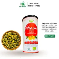 Hoa cúc khô nguyên bông hữu cơ Anbio 50g nguyên chất sạch pha trà hãm nước thanh nhiệt