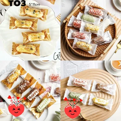 Set 20 túi đựng bánh ống, bánh cuộn 5 x 9cm