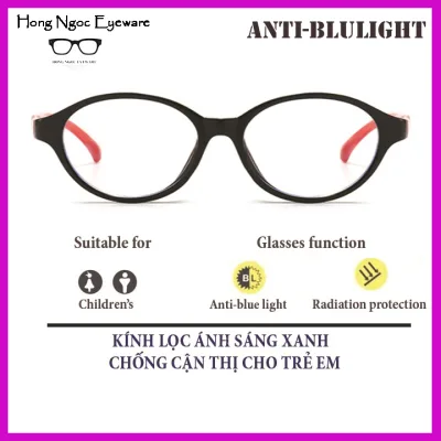 Kính chống cận thị cho trẻ từ 3 đến 11 tuổi, mắt kính lọc ánh sáng xanh bảo vệ mắt khi chơi điện thoại, xem máy tính, kính trẻ em, tròng kính không độ