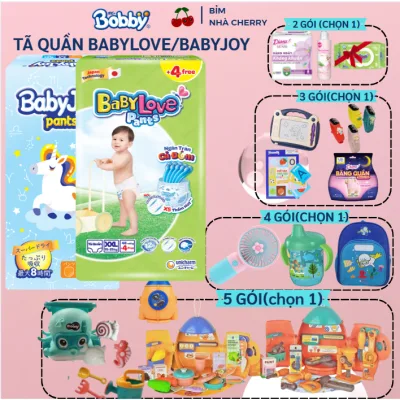 Bỉm BabyLove , BabyJoy Unicharm tã quần Size M/L/XL/XXL Bỉm Tã Quần BABY JOY / BABYLOVE đủ size cho bé