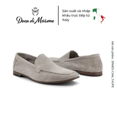 Loafer men's lazy shoes Duca di Morrone genuine leather formal business shoes-made and imported from Italy-ermes-orange _ chupe