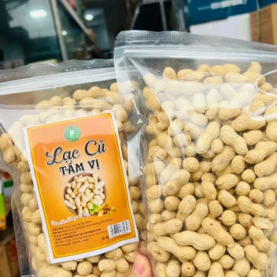 450g lạc (đậu phộng) nguyên củ tẩm vị thơm ngon giòn xốp