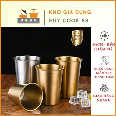 Cốc inox Hàn Quốc - Ly nước Inox 304 Tổng Kho Huycook88 Sạch - Bền - Đẹp Cho Gia Đình - Nhà Hàng. Bao Giá Tốt Nhất