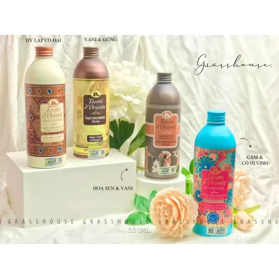 Tesori D'Oriente Italian High-Quality Perfume Shower Milk - Cool Fragrance That Lasts All Day 500ml