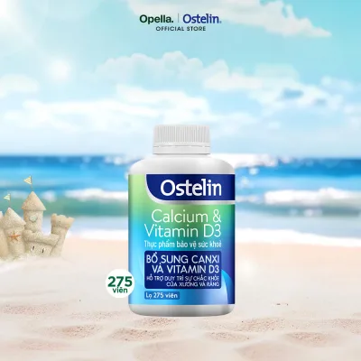 Ostelin Viên Uống Hỗ Trợ Bổ Sung Calcium & Vitamin D3 Duy Trì Chắc Khỏe Xương và Răng 275 viên