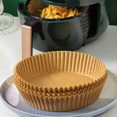 50 PCs disposable 20cm round non-stick oil fryer liners kit