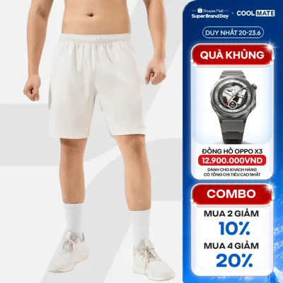 Quần Shorts thể thao nam 7 inch đa năng tập Gym, Pickleball thoải mái, thấm hút, thoáng khí Coolmate