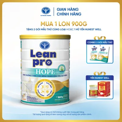 Leanpro Hope Milk Can 900g - Medical Nutrition for Cancer Patients