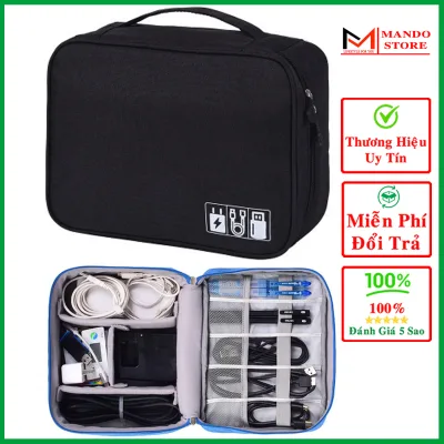 Túi Đựng Phụ Kiện Công Nghệ 1 Ngăn Chống Nước, Chống Sốc – Túi Để Phụ Kiện Điện Thoại Văn Phòng Phẩm – Loại 1 Ngăn