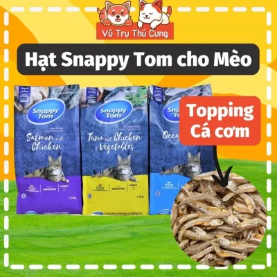 Snappy Tom Cat seed food 1,5kg cocoon cat food, fried rice fish for cat eating more