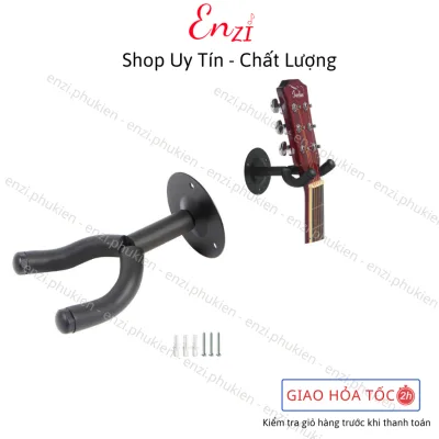 Móc treo đàn guitar acoustic classic giá treo đàn ghita bass điện, ukulele ngắn nhỏ gọn có 3 đinh Enzi