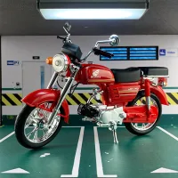 Mô hình xe máy Honda Jh70 tỉ lệ 1:10 có đèn và âm thanh
