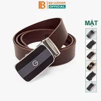 Thắt lưng nam, dây nịt nam da bò thật nguyên tấm Bụi Leather L111 - Khóa tự động, nhiều mặt khóa tùy chọn - Bảo hành 12 tháng