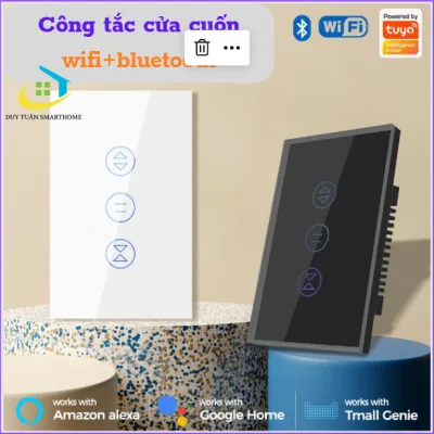 Công tắc cửa cuốn thông minh wifi+ Bluetooth điều khiển từ xa qua app tuya/smartlife