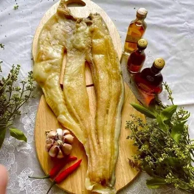 Khô cá tra mỡ , tra phồng nhà làm 1kg Vựa Huy Béo đặc sản châu đốc nhiều chất dinh dưỡng giàu DHA , vị ngon bảo quản an toàn vệ sinh