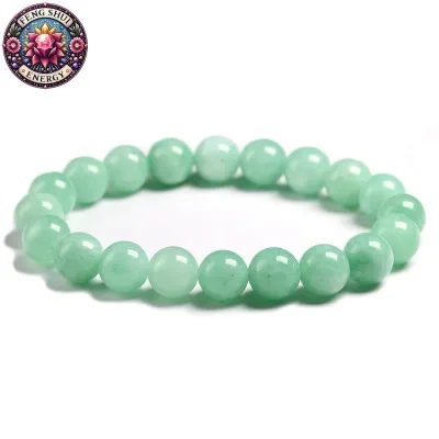 vòng tay đá thạch anh xanh tự nhiên 10mm( đá thật) dùng làm trang sức phụ kiện thời trang thanh tẩy chữa lành