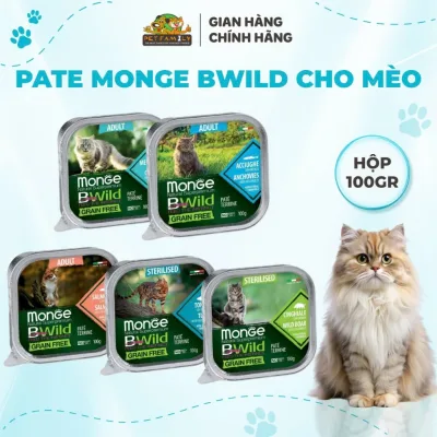 Pate Monge Cho Mèo Mọi Tuổi Nhiều Vị Thơm Ngon (Hộp 100g) - HAPPY PETFAMILY
