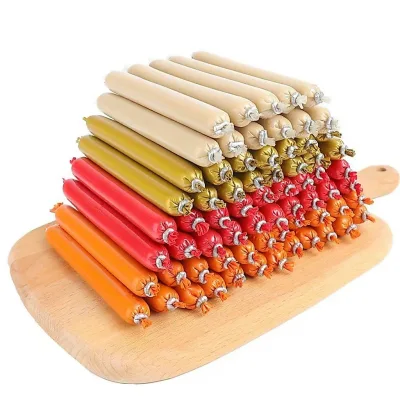 Xúc xích cho thú cưng (15g x 30 thanh), hỗn hợp vị, không chất bảo quản, an toàn cho thú cưng