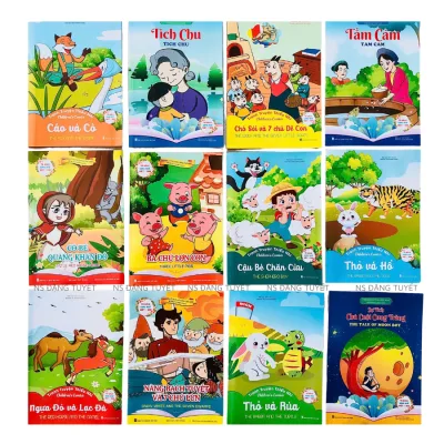 Sách Tranh Truyện Cổ Tích Thiếu Nhi ( Lẻ Quyển - TỰ CHỌN ) Cổ Tích Việt Nam, Thế Giới Song Ngữ A-V