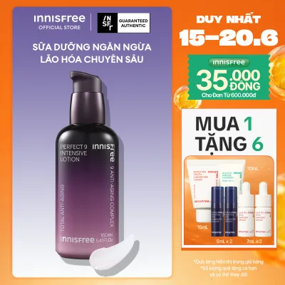 Innisfree Perfect 9 Repair Lotion Ex 160ml, Intensive Anti-Aging Moisturizing Lotion