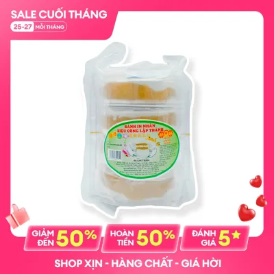 Bánh In Nhân Đậu Xanh Sầu Riêng - Gói 500Gram - { Bánh Trung Thu, Bánh Kẹo, Bánh Pía, Bánh Ăn Vặt, Lạp Xưởng, Đặc Sản Sóc Trăng }