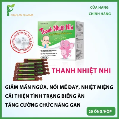 Thực phẩm chức năng Siro thanh thiệt tiêu độc Thanh Nhiệt Nhi, siro thanh nhiệt giải độc mát gan Nine's Beauty Nines Beauty Dược Mỹ Phẩm Phan An Green Hộp 30 Viên