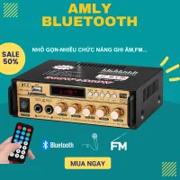 Amly karaoke - Âm ly giá rẻ - Amly Mini Bluetooth BT-298A phiên bản cao cấp, chức năng đa dạng, chống rú, rít, khuếch đại mọi tín hiệu +Tặng kèm điều khiển và jack AV. Bảo hành lỗi 1 đổi 1