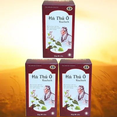 Combo of 3 Boxes of Ha Thu O Roxtech - Rostex - Hai Duong - Purifying Vitamins - Multivitamins - Multivitamins